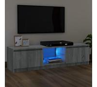 ShGaxin Meuble TV avec lumières LED Sonoma Gris 120x30x35,5 cm,Meuble TV,Table Basse Salon Meuble TV,Table Basse LED Couleurs188