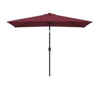 ShGaxin Parasol de jardin avec manche en métal 300 x 200 cm, rouge bordeaux, parasols de jardin, parasols de piscine, parasol terrasse extérieur, parasol de plage, parasols pour jardin - 44503