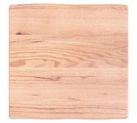 ShGaxin Plan de travail en bois chêne 60 x 60 x 6 cm, plateau de table cuisine et salon