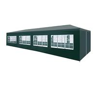 ShGaxin Tente de réception 3 x 12 m Vert,Tente de Réception,Protection UV,Imperméable,Tente de Camping,Chapiteau de Reception,Tente de Réception,Protection UV,Imperméable,