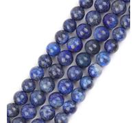 Shgbeads Bleu lapis lazuli Pierre précieuse Courroie Perles Naturelles d'énergie pouvoir de guérison pour la confection de bijoux rond 8 mm 38,1 cm, 8mm Blue, 8mm