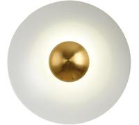 SHGDAIO Creative Light Appliques murales Rondes de Luxe, Applique Murale LED à Gradation Tricolore, Lampe Murale de Lecture de Chevet Moderne, pour Salon, Chambre à Coucher, escaliers (Couleur : A)