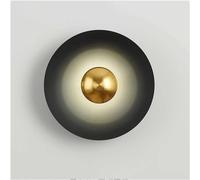 SHGDAIO Creative Light Appliques murales Rondes de Luxe, Applique Murale LED à Gradation Tricolore, Lampe Murale de Lecture de Chevet Moderne, pour Salon, Chambre à Coucher, escaliers (Couleur : A)