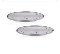 SHGJGH Feux de Position 2 Pièces Pour Chevy Pour Corvette Pour C5 1997-2004 Coupé Z06 Convertible Feu Position Latéral LED Feux Arrière Signalisation Clignotant Latéral(Clear Lens Red)