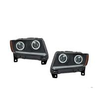 SHGJGH Phare Avant Pour Jeep Pour Grand Pour Cherokee 2011-2013 LED Feux Camion Projecteur Phare Voiture Assemblage Avant DRL Clignotant Lampe Phare De Voiture