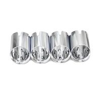 SHGJGH Poignée Intérieure Embout D'échappement En Acier Inoxydable Pour BMW G80 G81 G82 G83 G87 M2 M3 Et M4. Poignée Porte(Silver 4 Pcs)