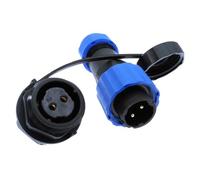 SHGUOMSC Connecteur étanche SP16 IP68 connecteur de câble fiche et Prise mâle et Femelle 2 3 4 5 6 7 8 9 Broches(Square,5P)