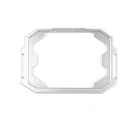 SHGUOMSC Coque de Tableau Bord Moto Compatible avec ADV160 2022 2023, Cadre Compteur Vitesse, tachymètre, Couvercle du Groupe d'instruments, Accessoires(Silve)