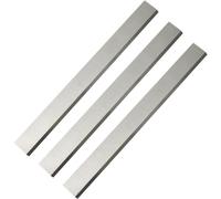 SHGUOMSC Lot de 3 Lames Rabot 8 Pouces HSS 203 × 19 mm, réaffûtables, for Outils Travail du Bois, raboteuse et dégauchisseuse