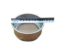 SHGUOMSC Tamis de Test Laboratoire intégré, diamètre 10 cm, Filtre en Maille métallique Inoxydable, Divers nombres Mailles(Mesh Count 40)