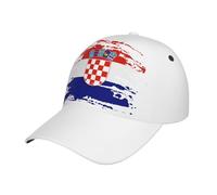 shgwehh Casquette de baseball avec drapeau de la Croatie - Réglable - Chapeau de camionneur d'extérieur pour homme et femme, Croatie-4, taille unique