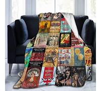 shgwehh Couverture en micro polaire super douce avec affiches d'opéra Gilbert et Sullivan, convient pour les couvertures de canapé pour adultes et enfants, couvertures de lit 152,4 cm x 127 cm