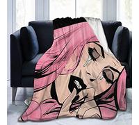 shgwehh Couverture en micro polaire super douce pastel gothique triste pleurant, convient pour les couvertures de canapé pour adultes et enfants, couvertures de lit 203,2 cm x 152,4 cm