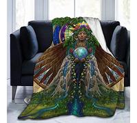 shgwehh Couverture super douce en micro polaire Gaia Sacred System, adaptée pour couvertures de canapé pour adultes et enfants, couvertures de lit 203,2 x 152,4 cm
