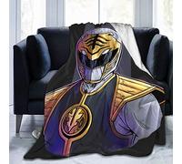 shgwehh Tommy The White Ranger Couverture en micro polaire super douce, convient pour les couvertures de canapé pour adultes et enfants, couvertures de lit 127 x 101,6 cm