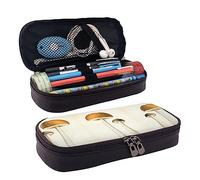 shgwehh Trousse à crayons en cuir de grande capacité, jolie trousse de maquillage pour homme et femme, Champignons comestibles, Taille unique, Organiseur de sac