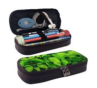 shgwehh Trousse à crayons en cuir de grande capacité, jolie trousse de maquillage pour homme et femme, Légumes verts, Taille unique, Organiseur de sac