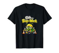 Shh Bug at Work Debugging Humour Cartoon Bug T-Shirt