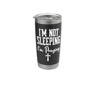 Shh Im Not Sleeping Im Praying Mama Prayer Mom God Pray More Gobelet isotherme en acier inoxydable double paroi