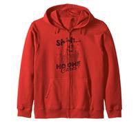 Shh, squelette impertinent Sarcastique Halloween Goth Graphic Sweat à Capuche