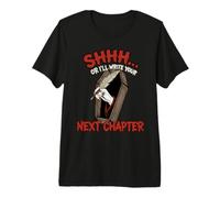 Shh Vampire Writer Bibliothécaire Horreur Halloween T-Shirt Haut de Gamme