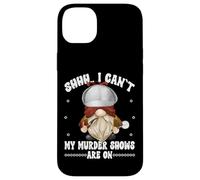Shhh I Cant My Murder Shows are on True Crime GNOME Graphic Coque pour iPhone 14 Plus