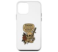 Shhh I’m Listening to True Crime Podcasts Distressed Design Coque pour iPhone 12 Mini