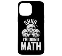 Shhh I'm Doing Math Fitness Haltère Musculation Haltère Musculation Coque pour iPhone 13 Pro Max