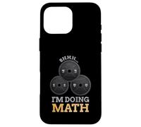 Shhh I'm Doing Math Fitness Haltérophilie Entraînement Coque pour iPhone 16 Pro Max