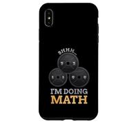Shhh I'm Doing Math Fitness Haltérophilie Entraînement Coque pour iPhone XS Max