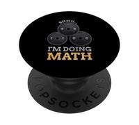 Shhh I'm Doing Math Fitness Haltérophilie Entraînement PopSockets PopGrip Adhésif