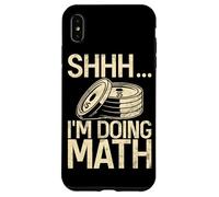 Shhh I'm Doing Math Fitness Poids Gym Lover Training Sport Coque pour iPhone XS Max