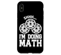 Shhh... I'm Doing Math Haltérophilie Sport Entraînement Entraînement Coque pour iPhone XS Max