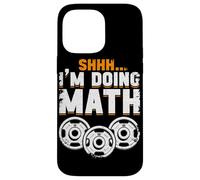 Shhh... I'm Doing Math Training Workout Haltérophilie Musculation Coque pour iPhone 14 Pro Max