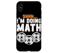 Shhh... I'm Doing Math Training Workout Haltérophilie Musculation Coque pour iPhone XS Max