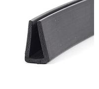 SHHMA Caoutchouc Profil U Bordure De Protection Joint De Protection Utilisé pour Protéger Le Bord De La Table, 2 Mm D'épaisseur,10mm x 16mm
