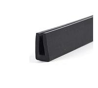SHHMA Caoutchouc Profil U Joint De Protection Une Variété De Spécifications Au Choix, Noir,16mm x 30mm,Length:5m