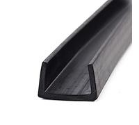 SHHMA Caoutchouc Profil U Joint De Protection Une Variété De Spécifications Au Choix, Noir,22mm x 13mm,Length:5m