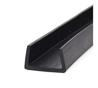 SHHMA Caoutchouc Profil U Joint De Protection Une Variété De Spécifications Au Choix, Noir,30mm x 17mm,Length:10m