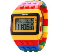 SHHORS Montre LED Rainbow Créative Bracelet Silicone LCD Sportive Poignet Grand - Homme Femme Enfant LED091
