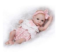 SHHYD Mini Poupées Reborn 10 Pouces 26cm Poupée pour bébés en Vinyle Souple et Complet du Corps Poupées réalistes de bébé endormi pour Nouveau-nés Enfant réaliste Cadeau d'anniversaire de Noël,Fille
