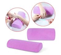 SHI- coussin de main de manucure lavable Repose-mains doux pour Nail Art, 1 pièce, coussin de main hygiene Violet Noir