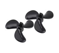 SHI- Hélice du bateau 1pair Remote Control Ship Pièces 3 lames Plastique RC Boat Outboard Produit accessoire jeux spatiale