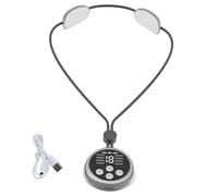 Shiats_u Masseur de cou avec chaleur, appareil de massage à pendentif tendance | 8 modes, 19 niveaux d'intensité et 3 modes chauds | Outil de relaxation élégant et portable pour un confort ultime