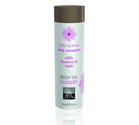 Shiatsu - The Garden of Love Huile corporelle comestible de luxe Framboise et Pomme