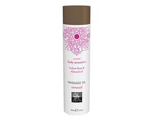 Shiatsu Huile de Massage Sensuelle Rose Indienne/Amande