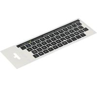 SHIBA-® 14x14 mm - Autocollants français AZERTY - Pour claviers PC et ordinateur portable - Avec stratifié mat résistant aux rayur[2