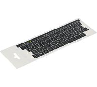 SHIBA-® 15x15 mm - Autocollants français AZERTY - Pour claviers PC et ordinateur portable - Avec stratifié mat résistant aux rayur[2