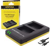 SHIBA-1948 Chargeur pour Batterie BLS-5 BLS-50 BLS-1 - Compatible avec Olympus Om-System - USB Dual Chargeur[3847]