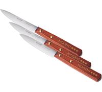 Shiba-3 Etoiles 02001b Couteau Office Cranté Classic Bois (Lot De 3)[742]